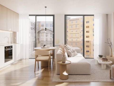 T1+1 de luxo em Matosinhos com 49 m2