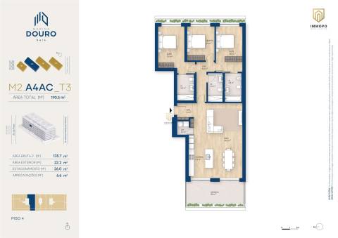 Apartamento T3 Venda em Santa Marinha e São Pedro da Afurada,Vila Nova de Gaia