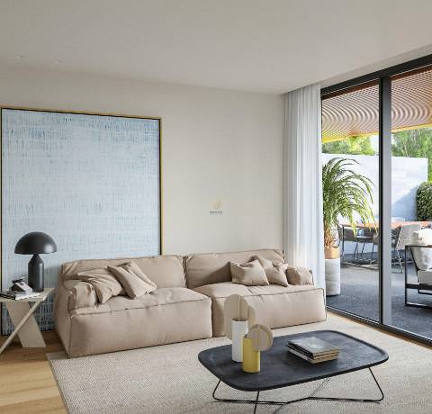 Apartamento T3 de luxo em Vila Nova de Gaia com terraço e piscina