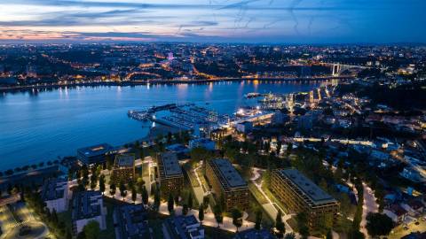 Apartamento T3 de luxo em Vila Nova de Gaia com terraço e piscina