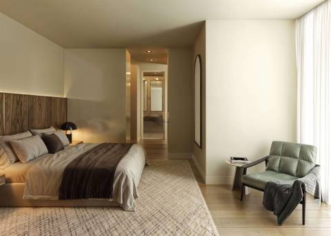 T2 com 109.6 m2 e varanda, em condomínio de luxo, Matosinhos Sul