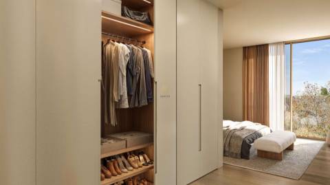 T1 com 52 m2 e varanda, em condomínio de luxo, Matosinhos Sul