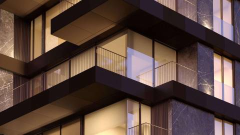 T1 com 52 m2 e varanda, em condomínio de luxo, Matosinhos Sul