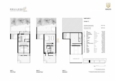 Moradia T3 exclusiva, com jardim privativo em Vila Nova de Gaia