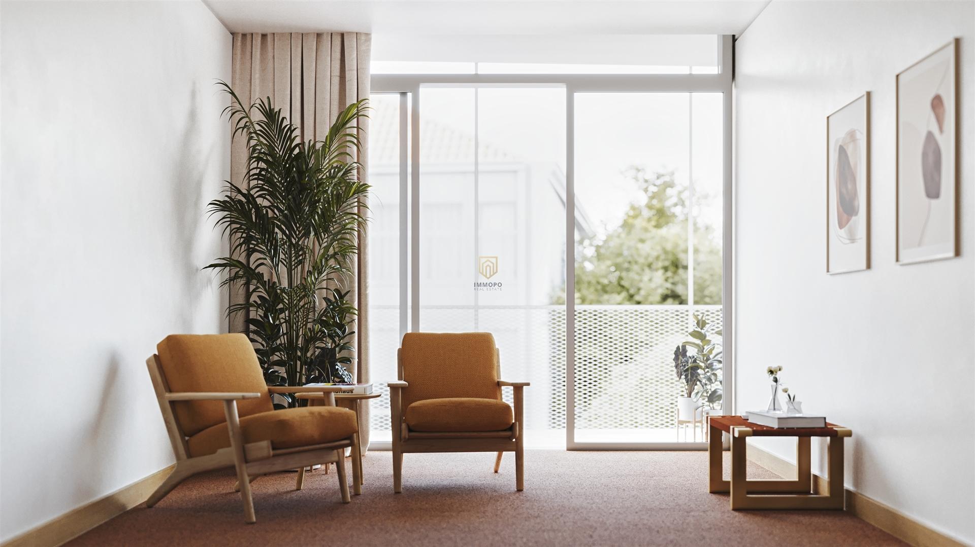 Apartamento T1+1 de luxo para venda no Porto