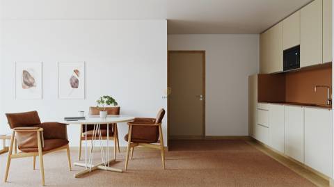 Apartamento T1 de luxo para venda no Porto