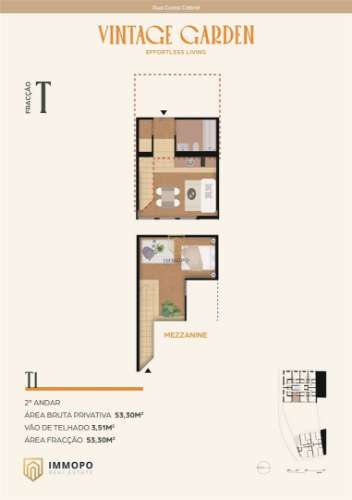 Apartamento T1 de luxo para venda no Porto
