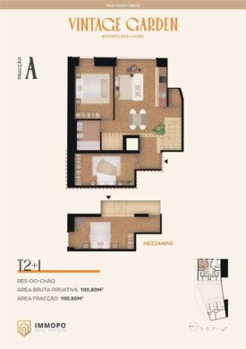 Apartamento T2+1 de luxo para venda no Porto