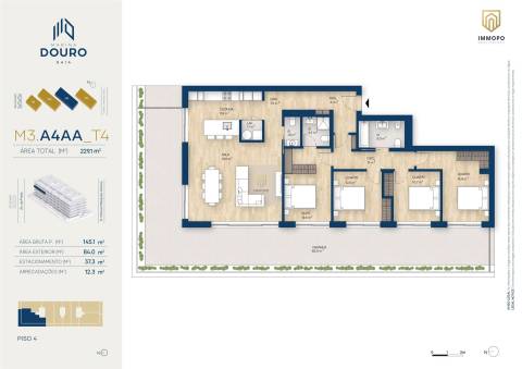 Apartamento T4 Venda em Santa Marinha e São Pedro da Afurada,Vila Nova de Gaia