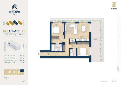 Apartamento T2 Venda em Santa Marinha e São Pedro da Afurada,Vila Nova de Gaia