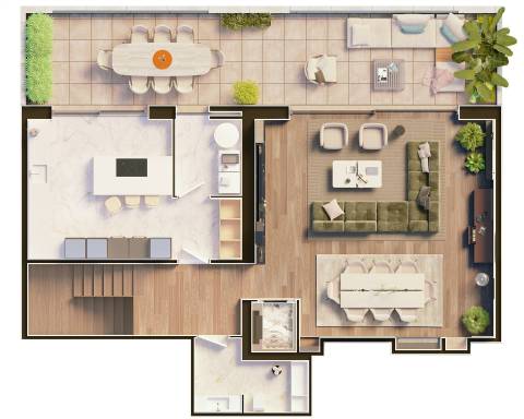 PENTHOUSE T3 DUPLEX, Leça da Palmeira, Matosinhos