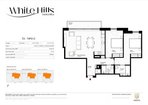 Apartamento T3 de luxo, com varanda em Ermesinde, para venda