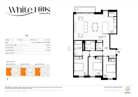 Apartamento T3 de luxo, com varanda em Ermesinde, para venda