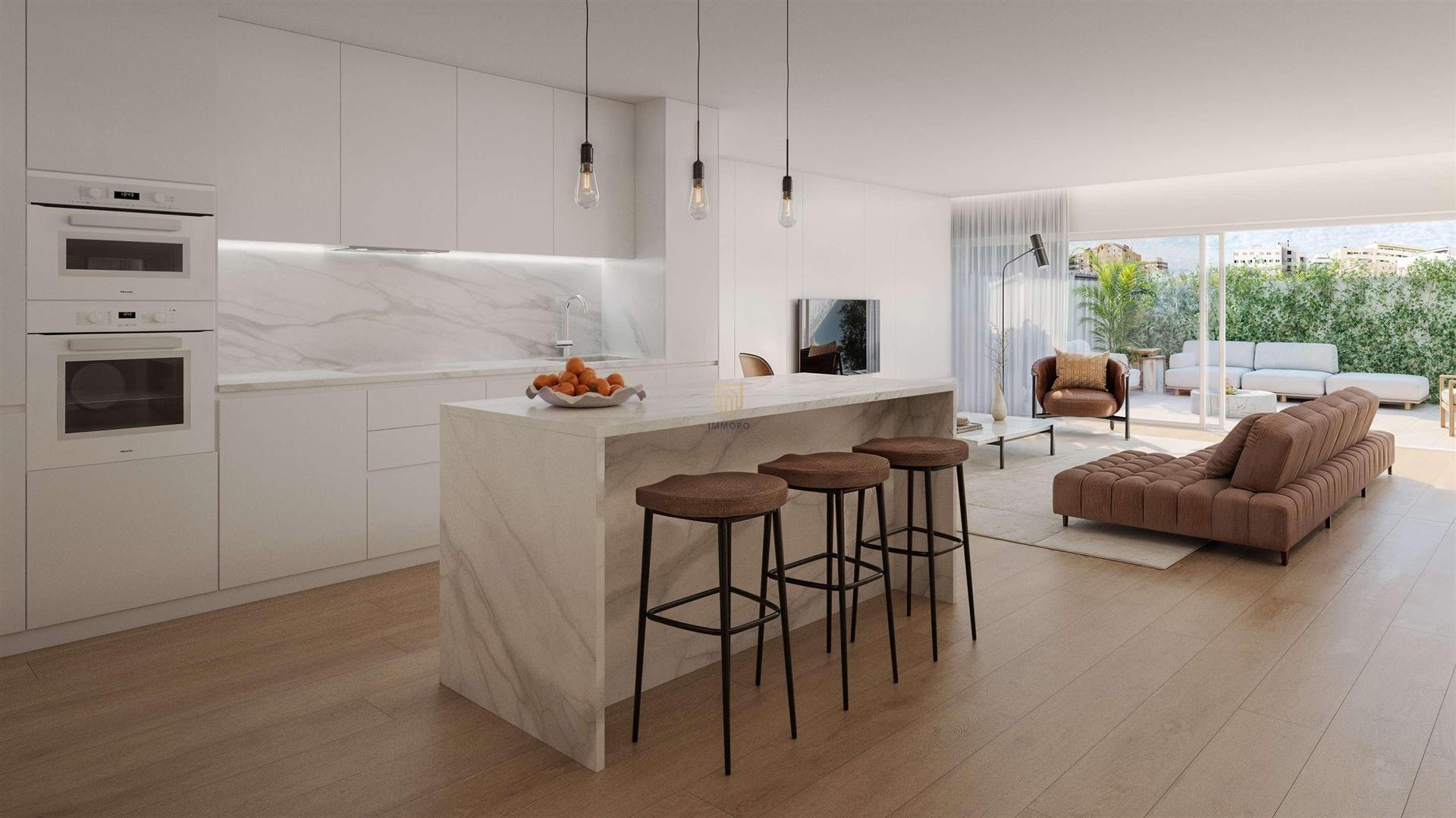 Apartamento T4, de luxo, em Matosinhos Sul, para venda, Condomínio Brito Capelo 1023