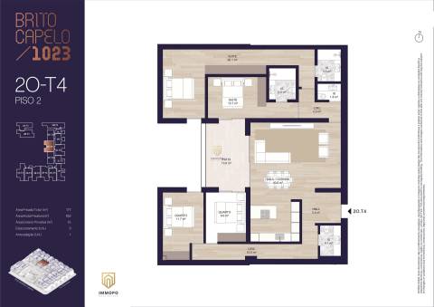 Apartamento T4, de luxo, em Matosinhos Sul, para venda, Condomínio Brito Capelo 1023
