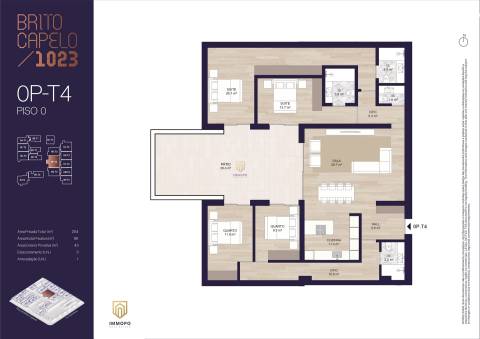 Apartamento T4, de luxo, em Matosinhos Sul, para venda, Condomínio Brito Capelo 1023