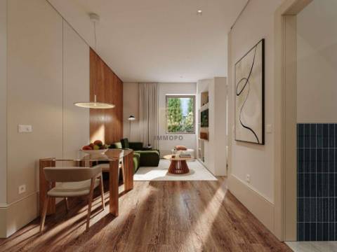 T0+1 de luxo em Matosinhos com 32 m2