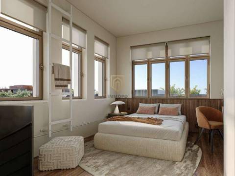 T0+1 de luxo em Matosinhos com 32 m2