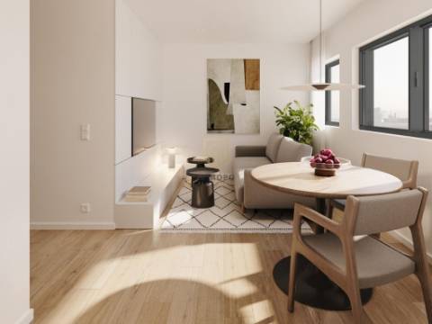 T0+1 de luxo em Matosinhos com 32 m2