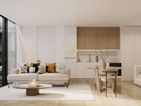 T0+1 de luxo em Matosinhos com 32 m2