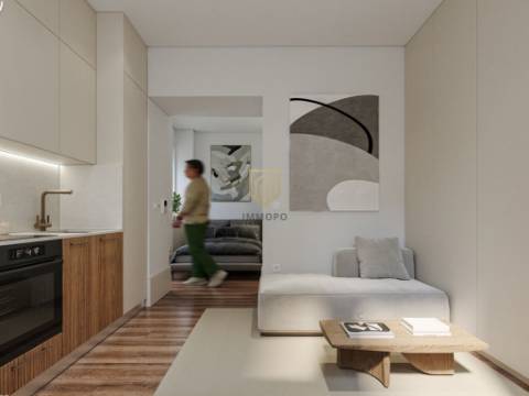 T0+1 de luxo em Matosinhos com 32 m2