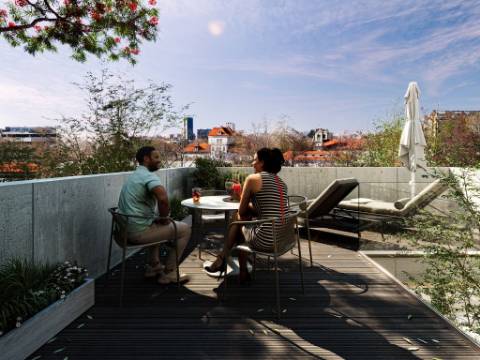 Apartamento T0 de luxo em Matosinhos com 33m2