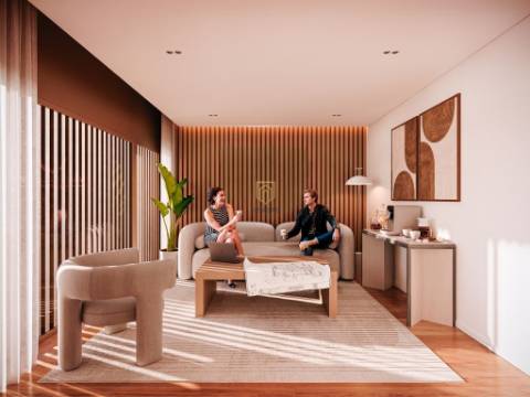 Apartamento T0 de luxo em Matosinhos com 33m2