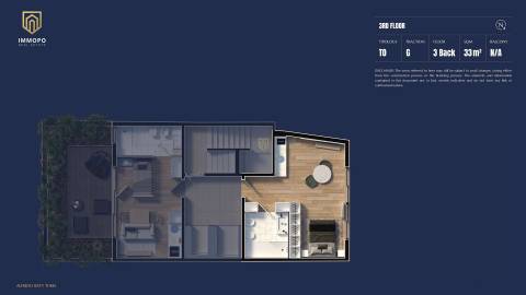 Apartamento T0 de luxo em Matosinhos com 33m2