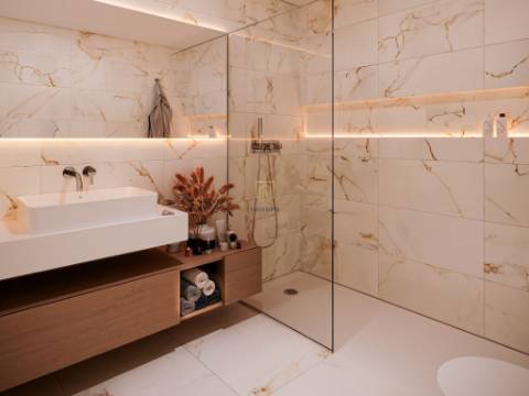 Apartamento T0 de luxo em Matosinhos com 33m2 e varanda de 21m2