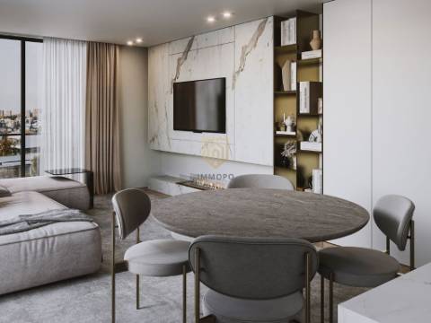 Apartamento T1+1 com varanda em Canidelo, Vila Nova de Gaia