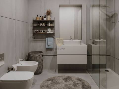 Apartamento T1+1 com varanda em Canidelo, Vila Nova de Gaia