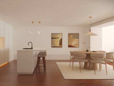 Apartamento T2 duplex com jardim em Cedofeita no centro do Porto