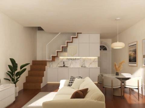 Apartamento T0 Duplex em Cedofeita no centro do Porto
