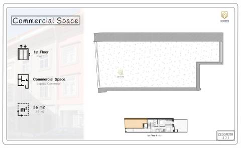 Espaço Comercial em Cedofeita no centro do Porto