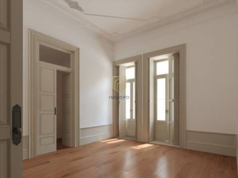 Apartamento T1 com jardim e varanda no centro do Porto