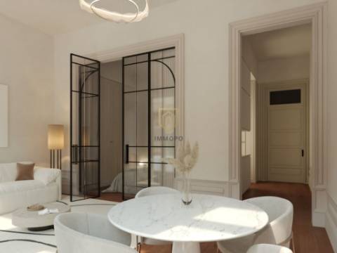 Apartamento T1 com jardim e varanda no centro do Porto