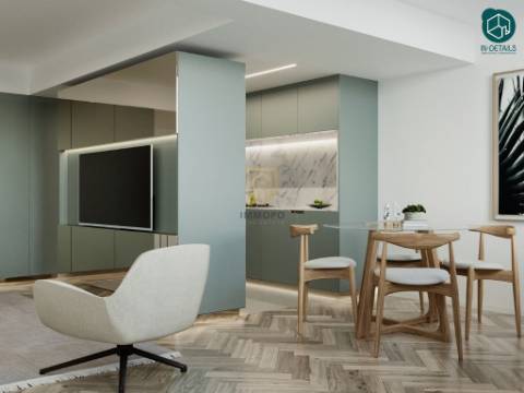 T2 de luxo no centro do Porto