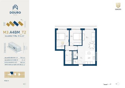 Apartamento T2 Venda em Santa Marinha e São Pedro da Afurada,Vila Nova de Gaia