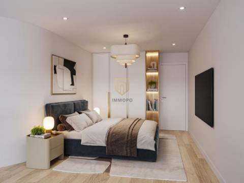 T1 com Mezanine com vistas para o rio em Vila Nova de Gaia