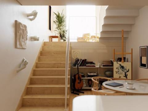 T1 com vistas para o rio e varanda em Vila Nova de Gaia