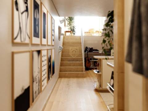 T1 com vistas para o rio e varanda em Vila Nova de Gaia