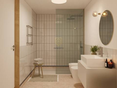 T1 com vistas para o rio e varanda em Vila Nova de Gaia