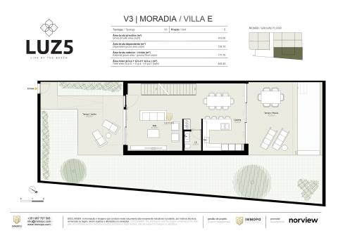 Moradia T3 com piscina privativa na Praia da Luz, Lagos, Algarve