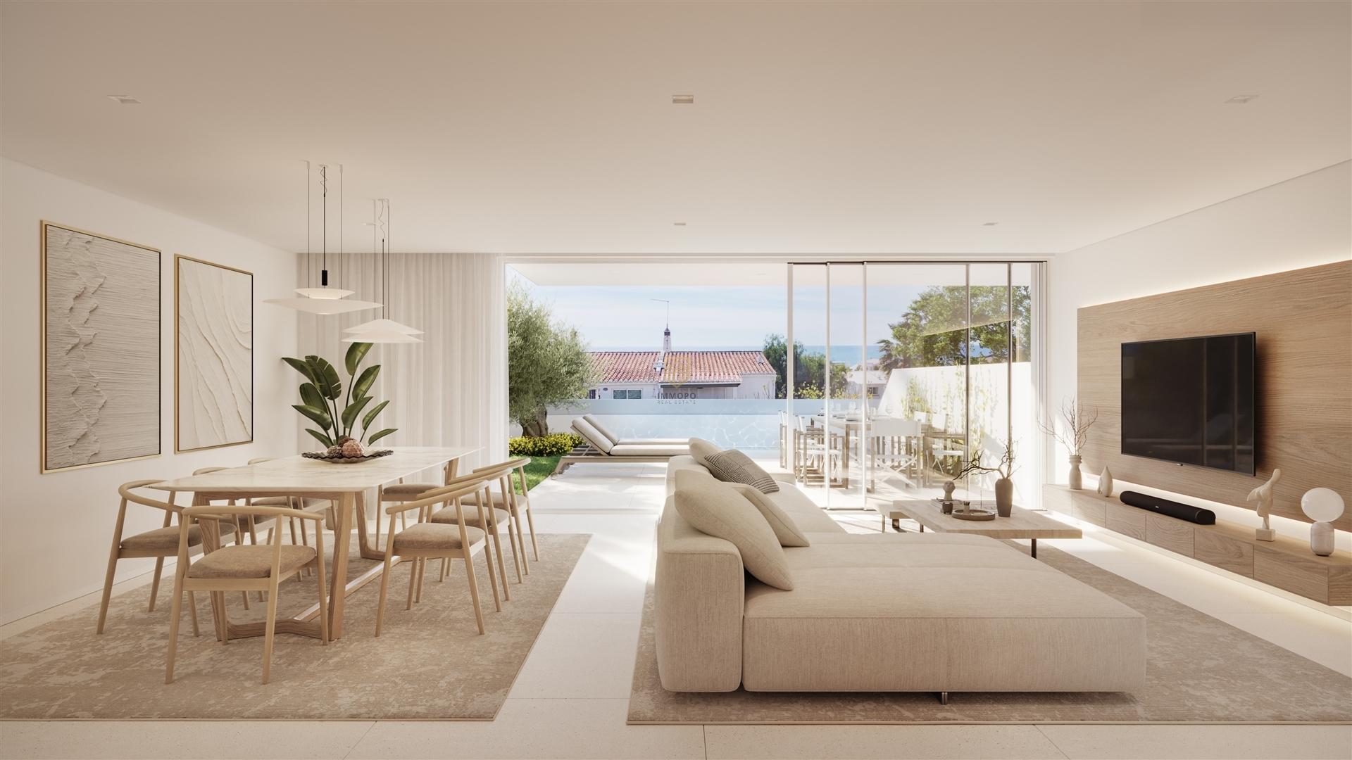 Moradia T3 com piscina privativa na Praia da Luz, Lagos, Algarve
