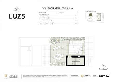 Moradia T3 com piscina privativa na Praia da Luz, Lagos, Algarve