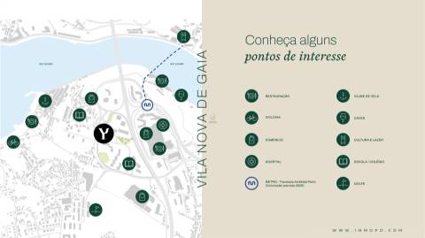 T3 Novo Condº reservado junto a Marina da Afurada com vistas privilegiadas!