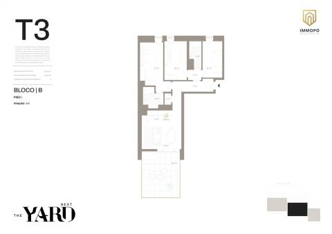 T3 Novo Condº reservado junto a Marina da Afurada com vistas privilegiadas!