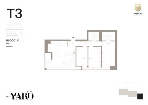 T3 Novo Condº reservado junto a Marina da Afurada com vistas privilegiadas!