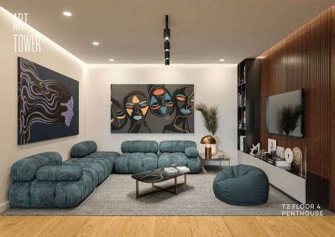 Apartamento T3 Novo com Terraço em condomínio de altíssima qualidade, 15mn do polo universitário