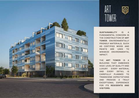 Apartamento T3 Novo com Terraço em condomínio de altíssima qualidade, 15mn do polo universitário